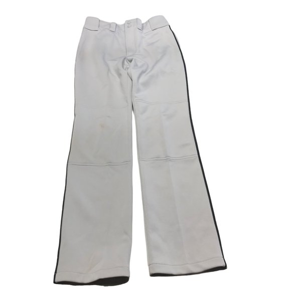 Mizuno Bottoms Mizuno Baseball Pants Youth Size Xl Light Gray Black